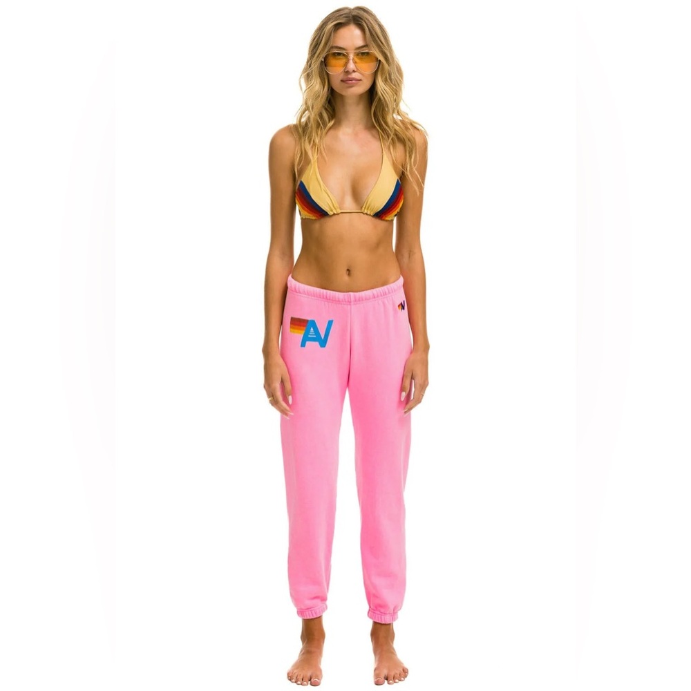 AVIATOR NATION hot pink sweats never worn